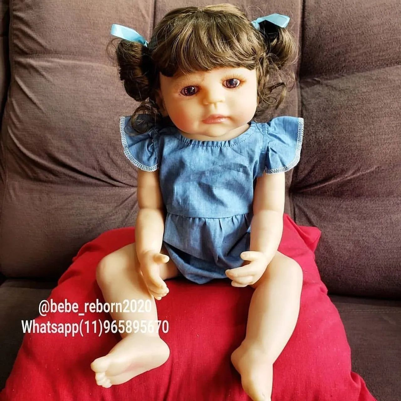 Bebê Reborn urso azul - Foto 2