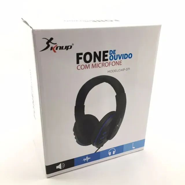 Fone De Ouvido Headphone Gamer C/ Microfone Kp-371 - Foto 3