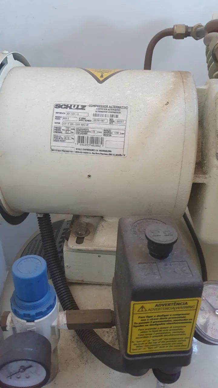 Compressor odontológico pequeno 220V - Foto 4