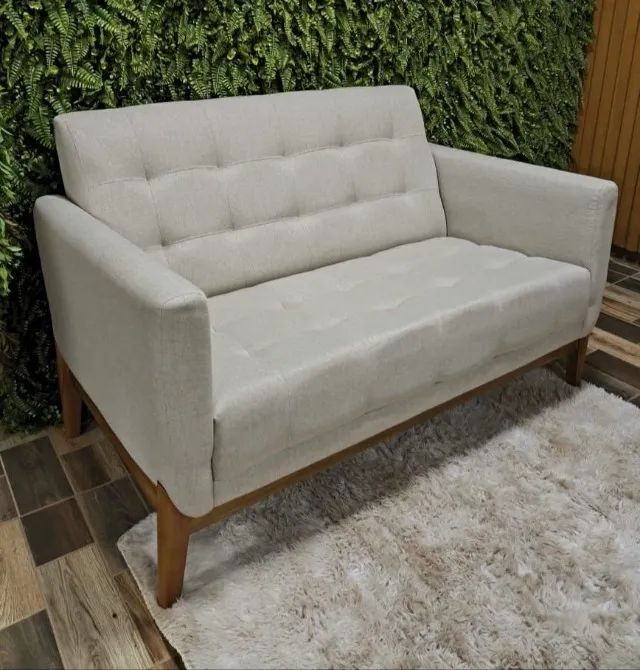 Namoradeira Esmeralda em Linho 1,30m -FAZEMOS ENTREGA! - Foto 2