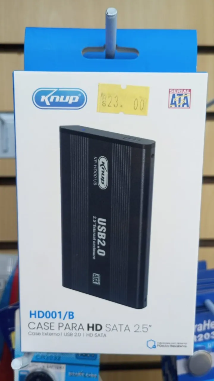 Case HD/SSD 2,5" usb 2.0-sata (notebook) para virar hd externo R$23 cada