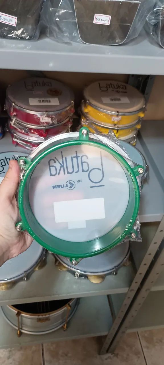 Tamborim 6" polegadas sortidos Batuka na promoção  - Foto 3