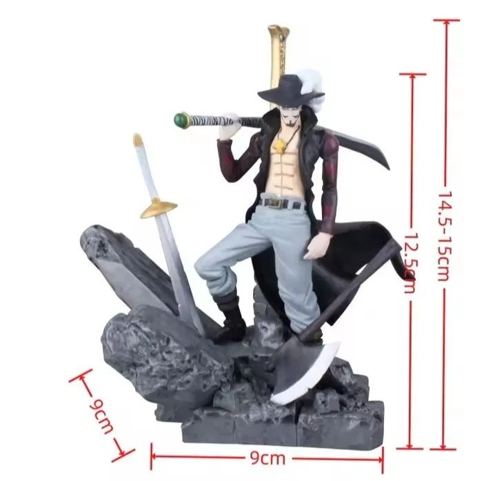 Action figure Dracule Mihawk One Piece(NOVO)  - Foto 5