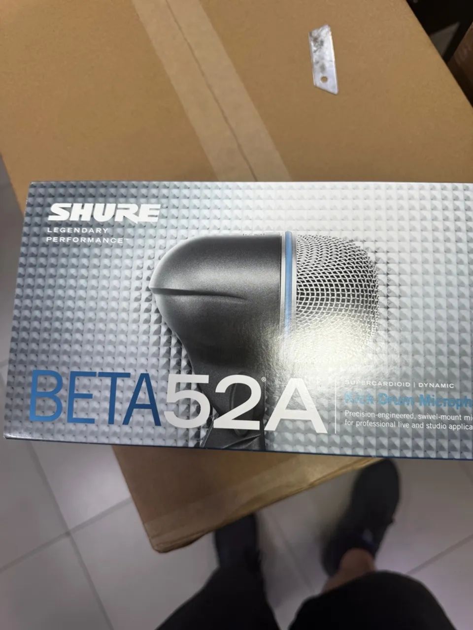 Microfone Shure Beta 52A - Novo