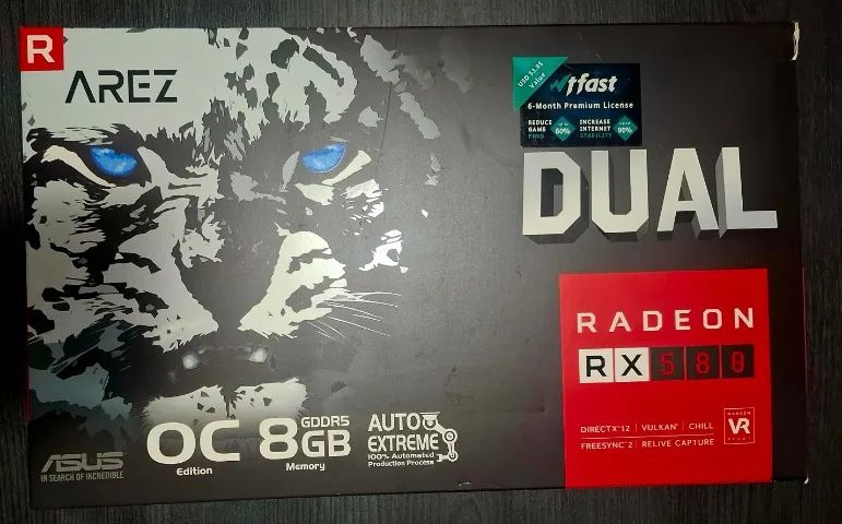 asus arez rx 580 8gb gddr5 oc edition  - Foto 4