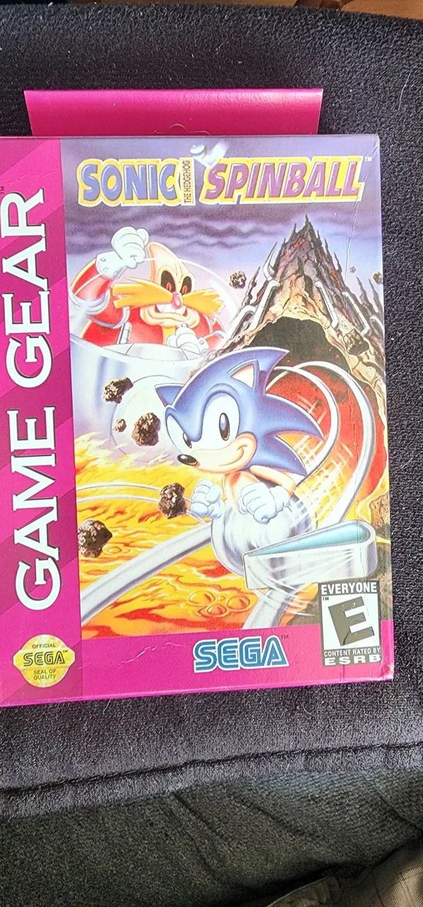Sonic spinball game gear sega CIB completo