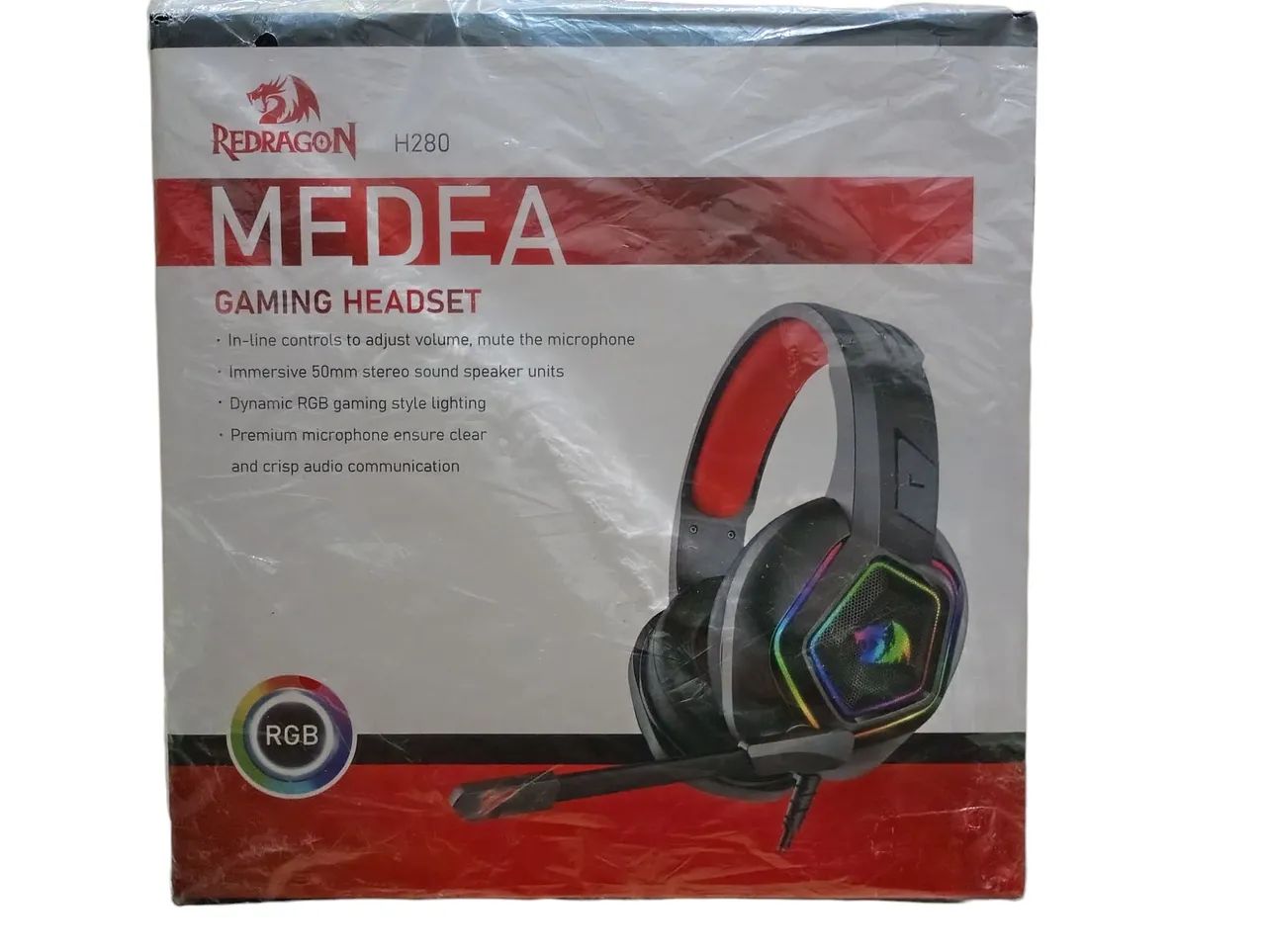 Headset Gamer Redragon Medea H280 RGB