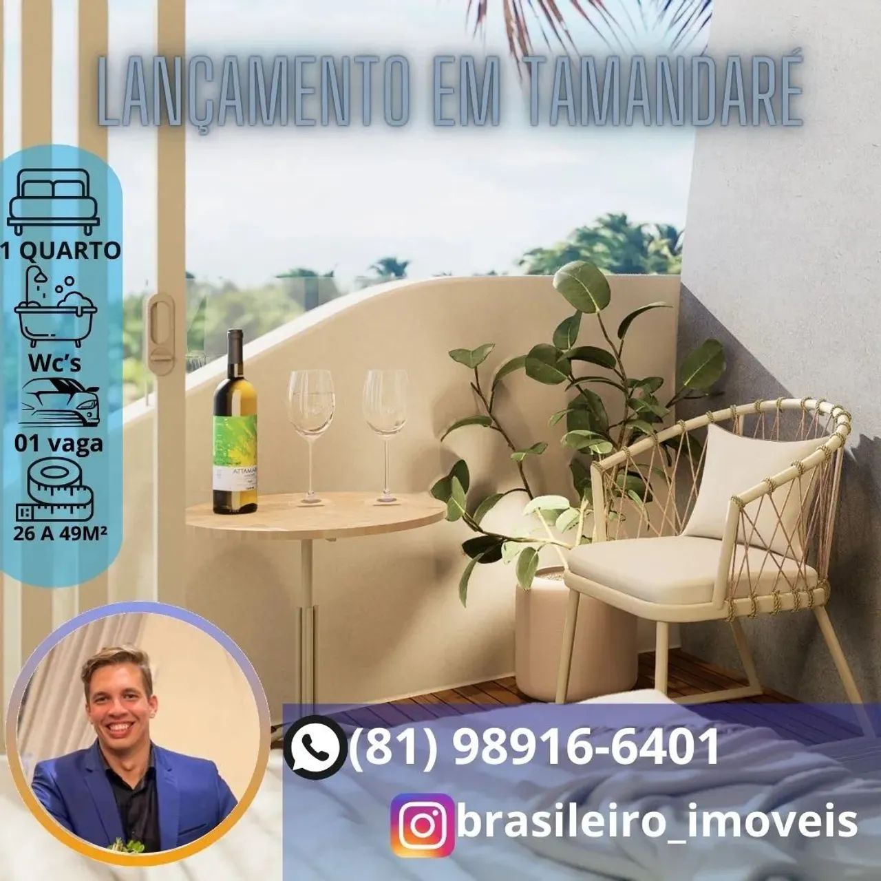 Oportunidade de Investimento em Tamandaré/50m do Mar/Não perca/São poucas unidades