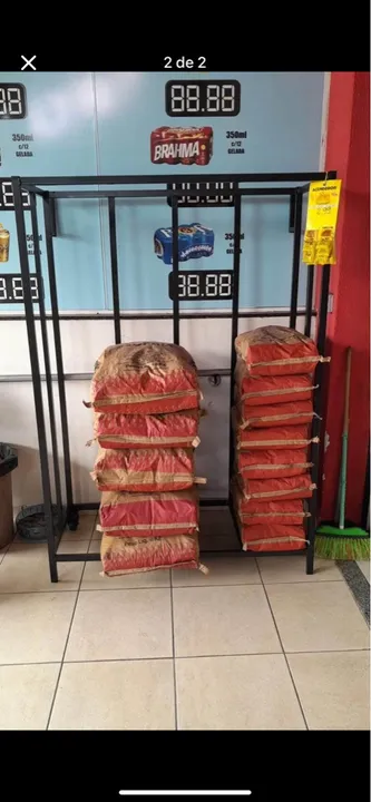 Expositor para carvão grande
