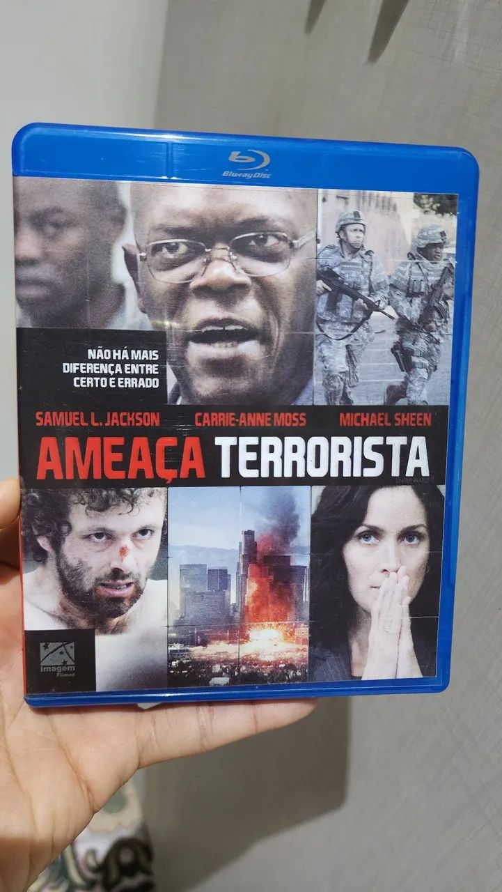 Blu-ray Ameaça Terrorista Semi Novo