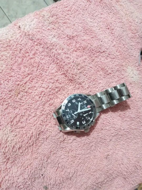 Relógio vitorinox suíço em ótimo estado vidro de safira - Foto 5