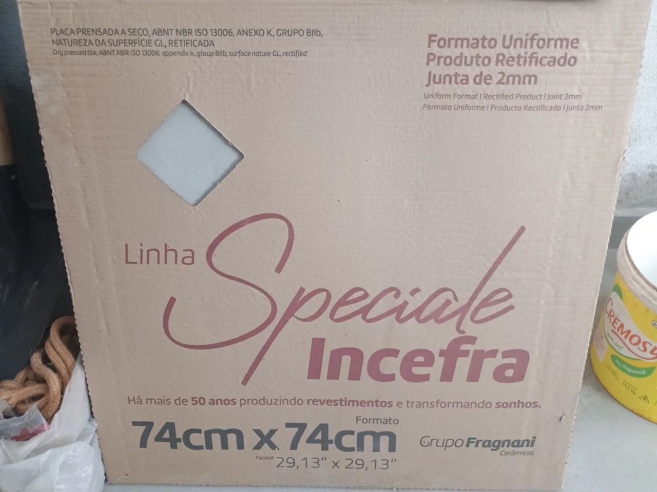 Revestimento Cerâmico 74 x 74 Cinza   - Foto 2