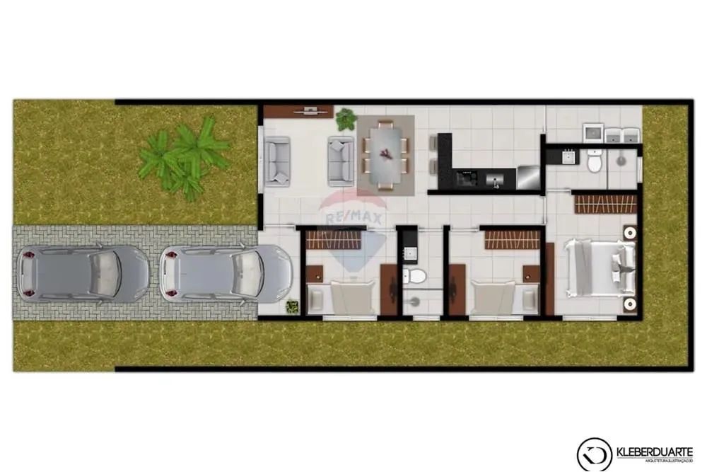 Casa com piscina no condomínio Santa Cecília à 5km da praia do Francês - Foto 2