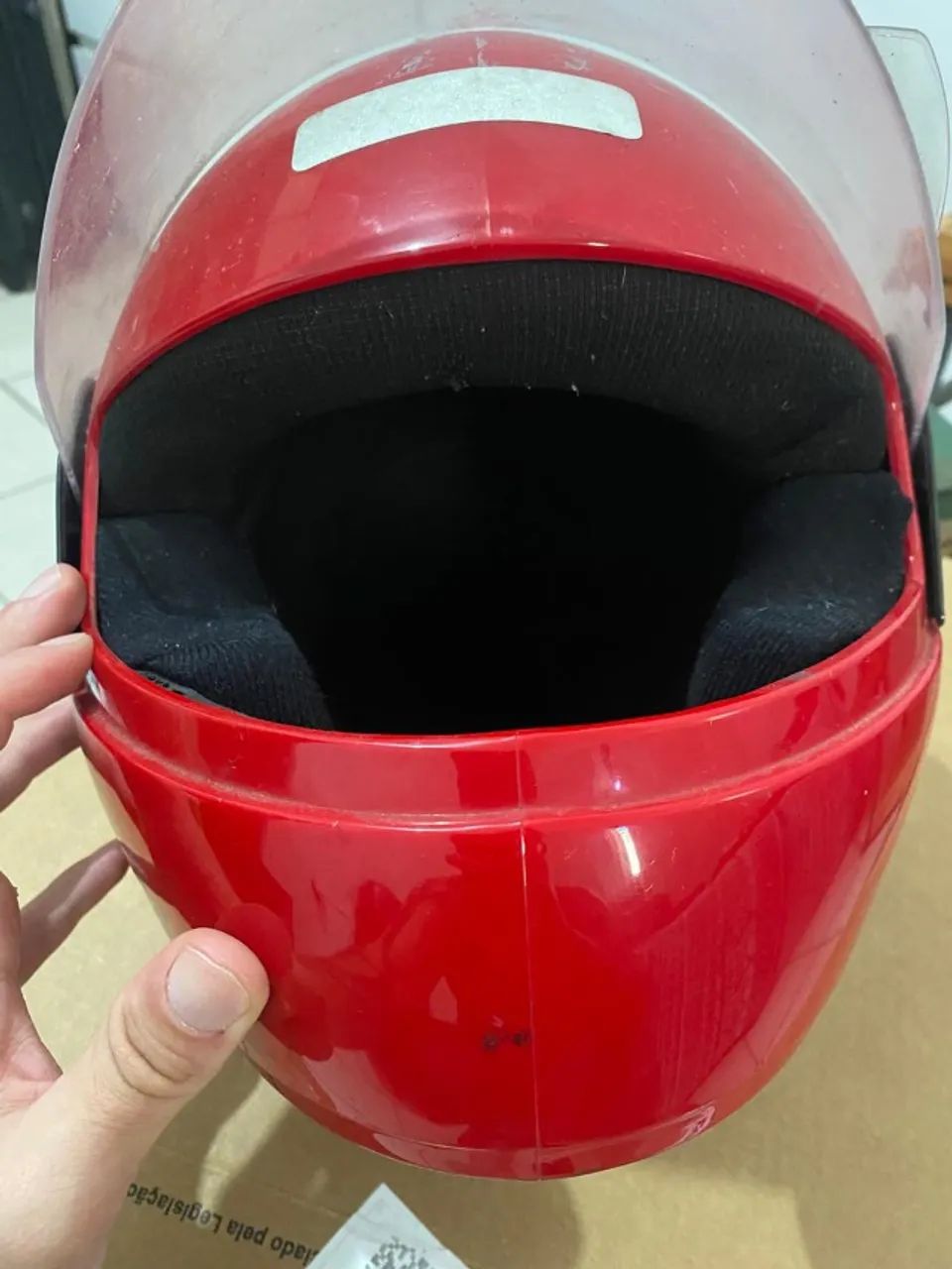 Capacete Vermelho Pro Tork Tamanho 58 - Foto 2