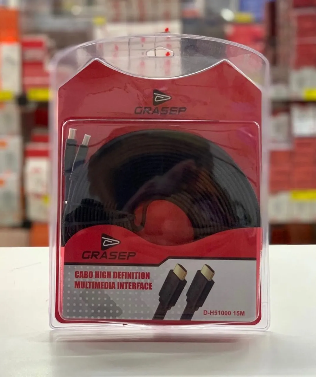 Cabo HDMI de 15m, entregamos e ac. cartões