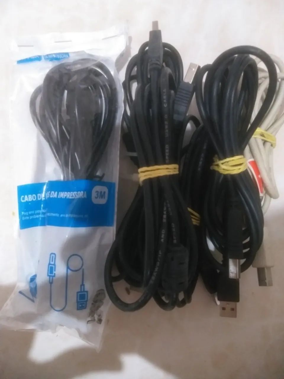 Cabo USB para Impressora (Entrega Grátis-Produto OEM)
