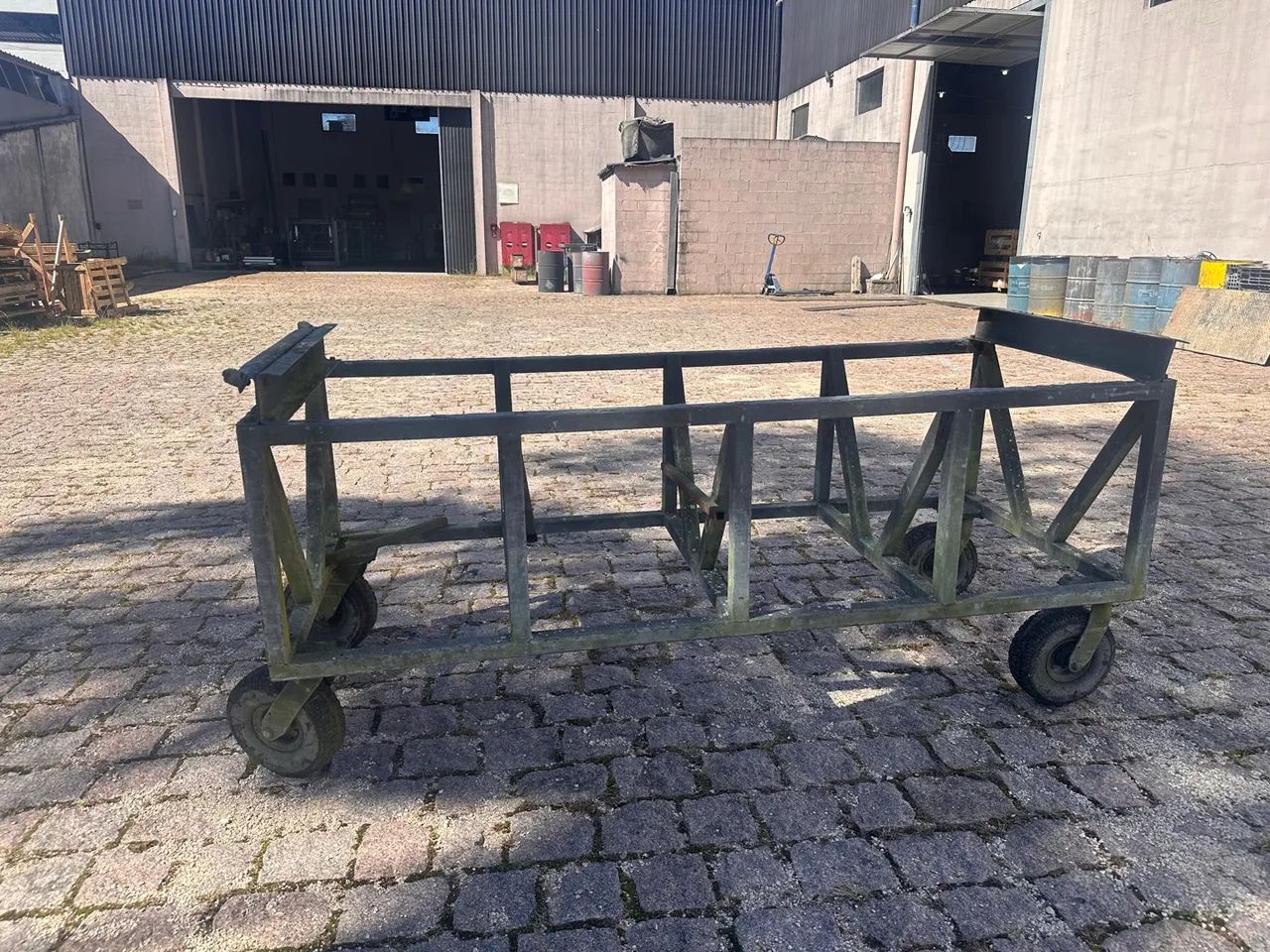 Carrinho para transporte de vigas e peças pesadas - Foto 2