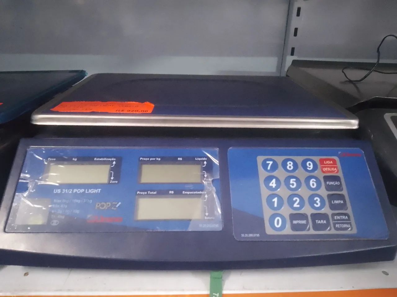 Balança Digital Comercial Pop 31/2 Nova