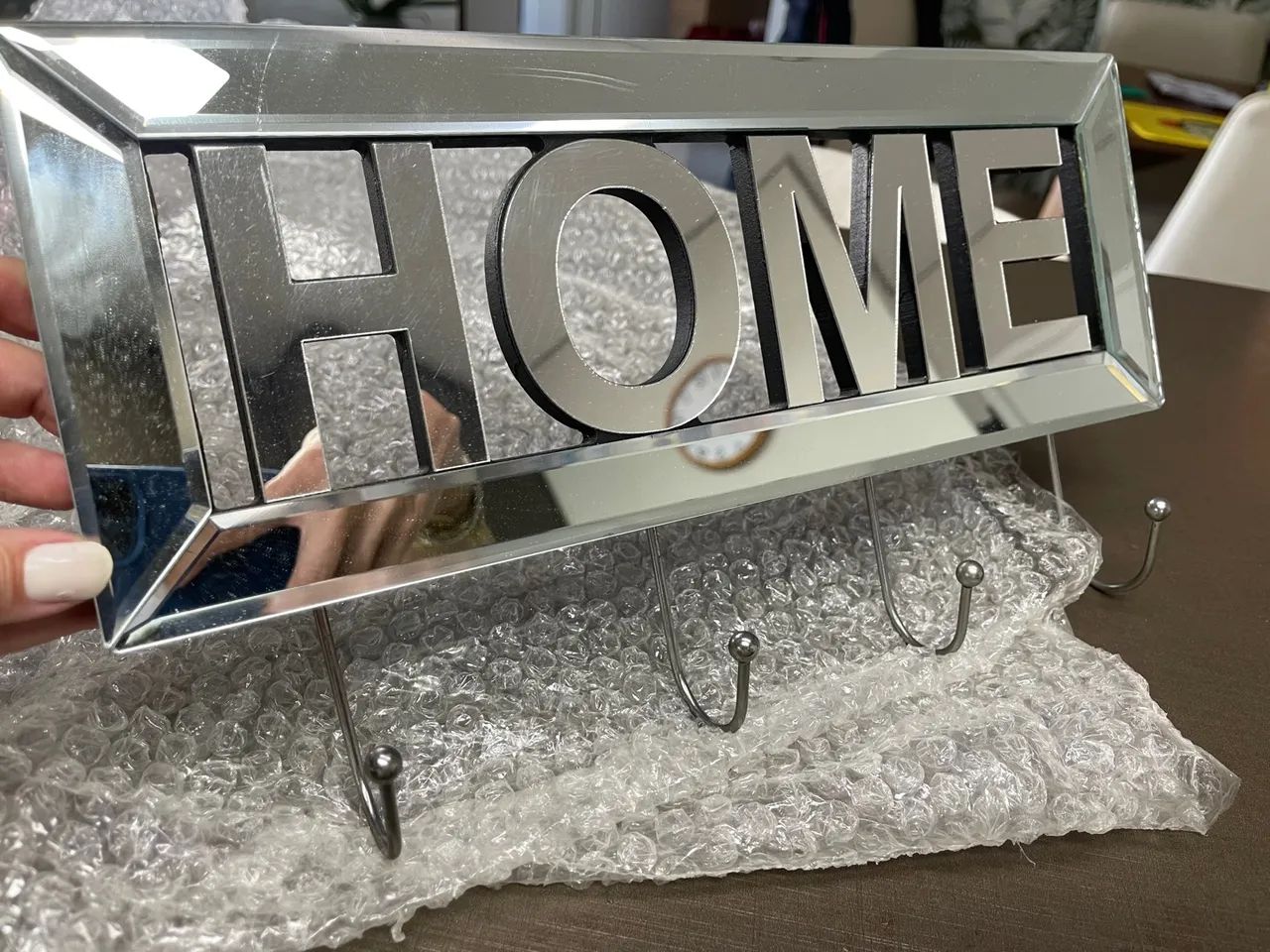 Porta-chaves Home espelhado