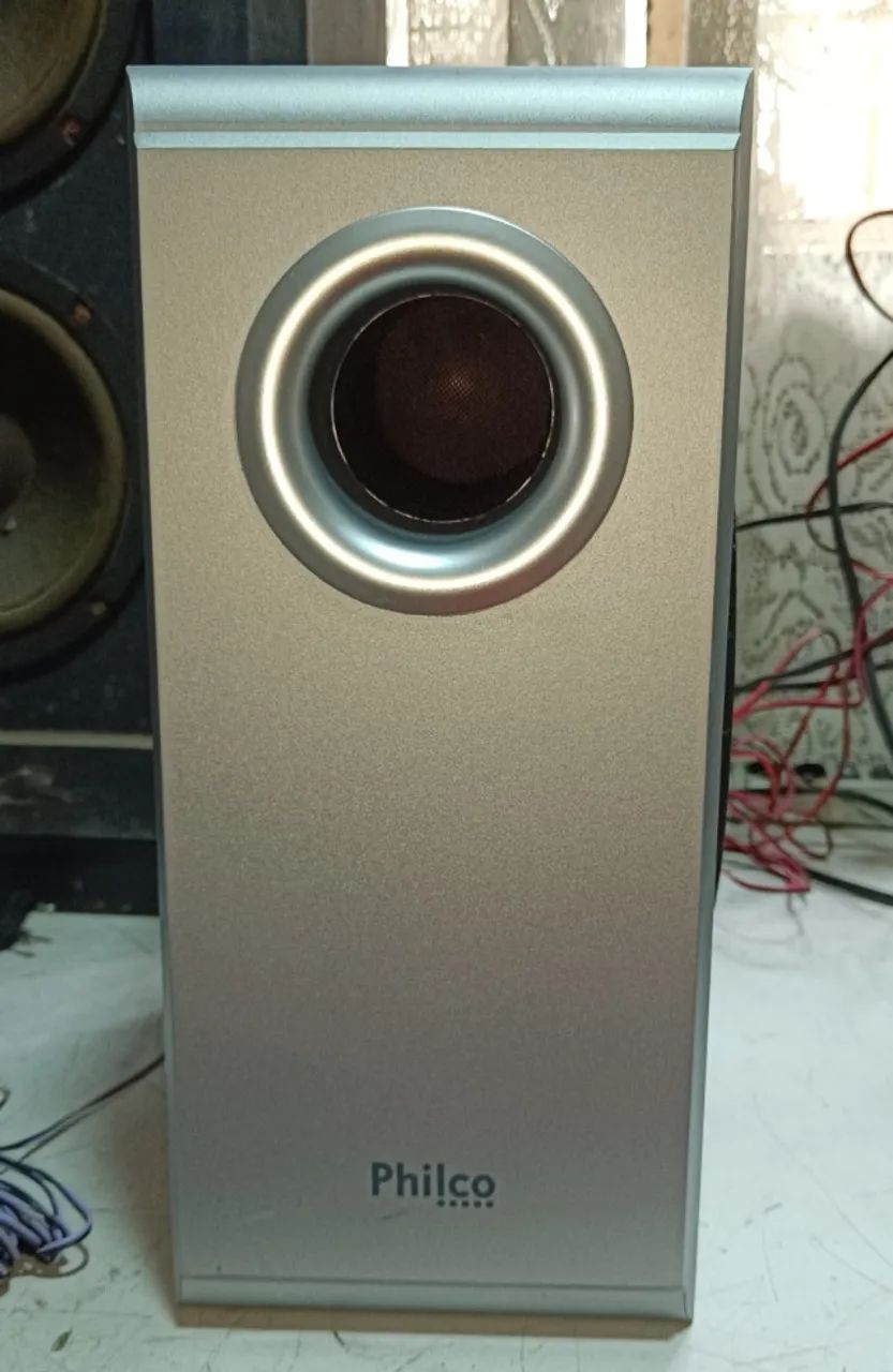 Subwoofer Passivo Philco Hs-200 Ótimo Estado Funcionando - Foto 4