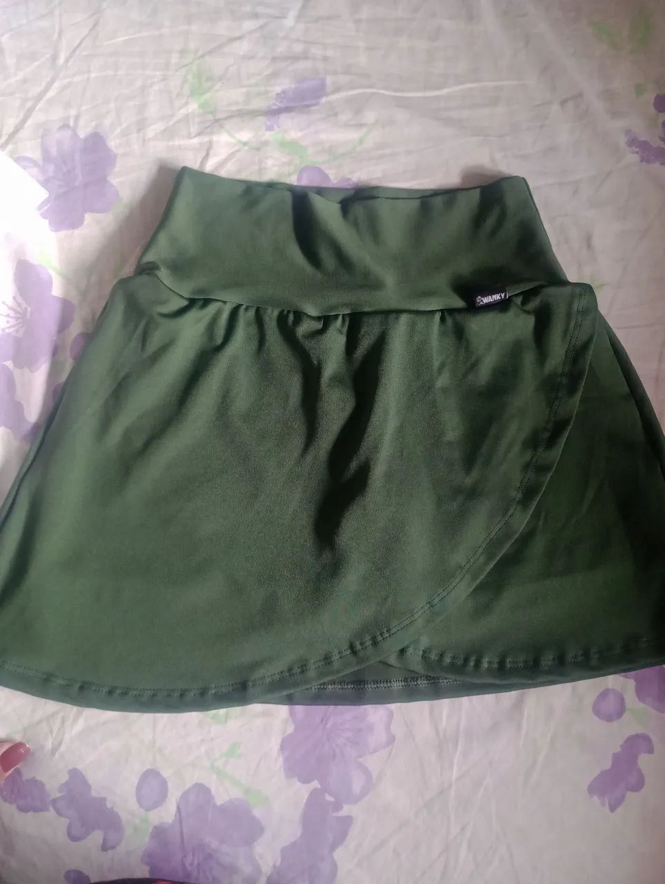 Saia verde p  feminina nova loja virtual  - Foto 2