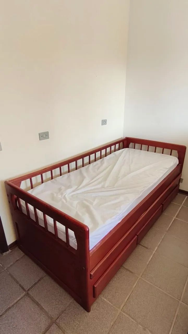 Bicama madeira maciça com gaveta64520809610371121