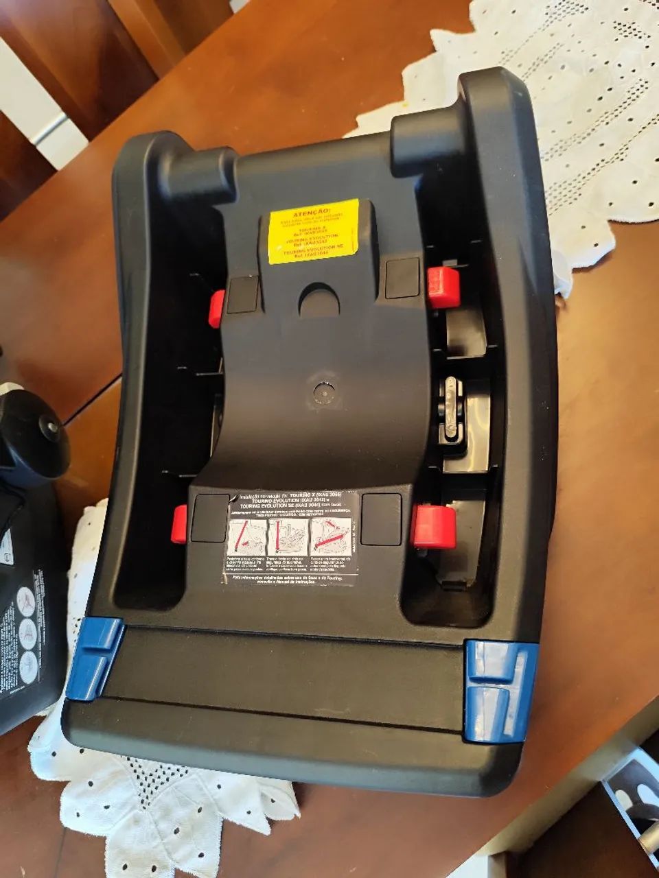 Cadeirinha para Bebê Conforto + base Burigotto touring- Ótimo Estado - Foto 5