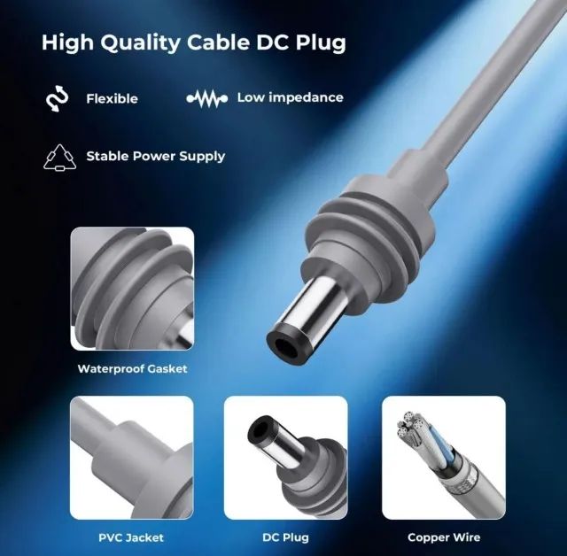 Cabo Veicular para Starlink Mini - 3 Metros - 12V 24V - Foto 3