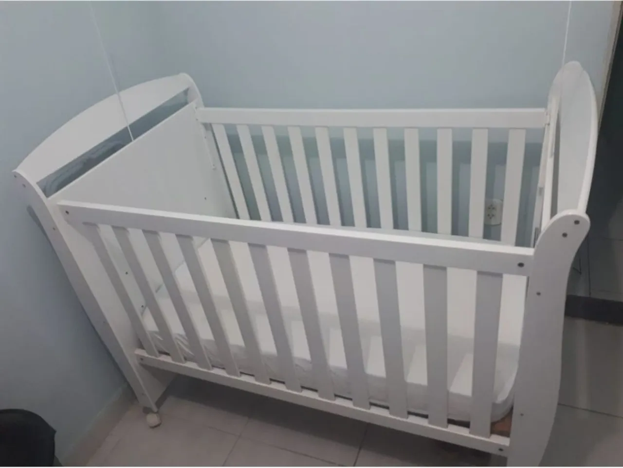 Berço Branco Americano para Bebê