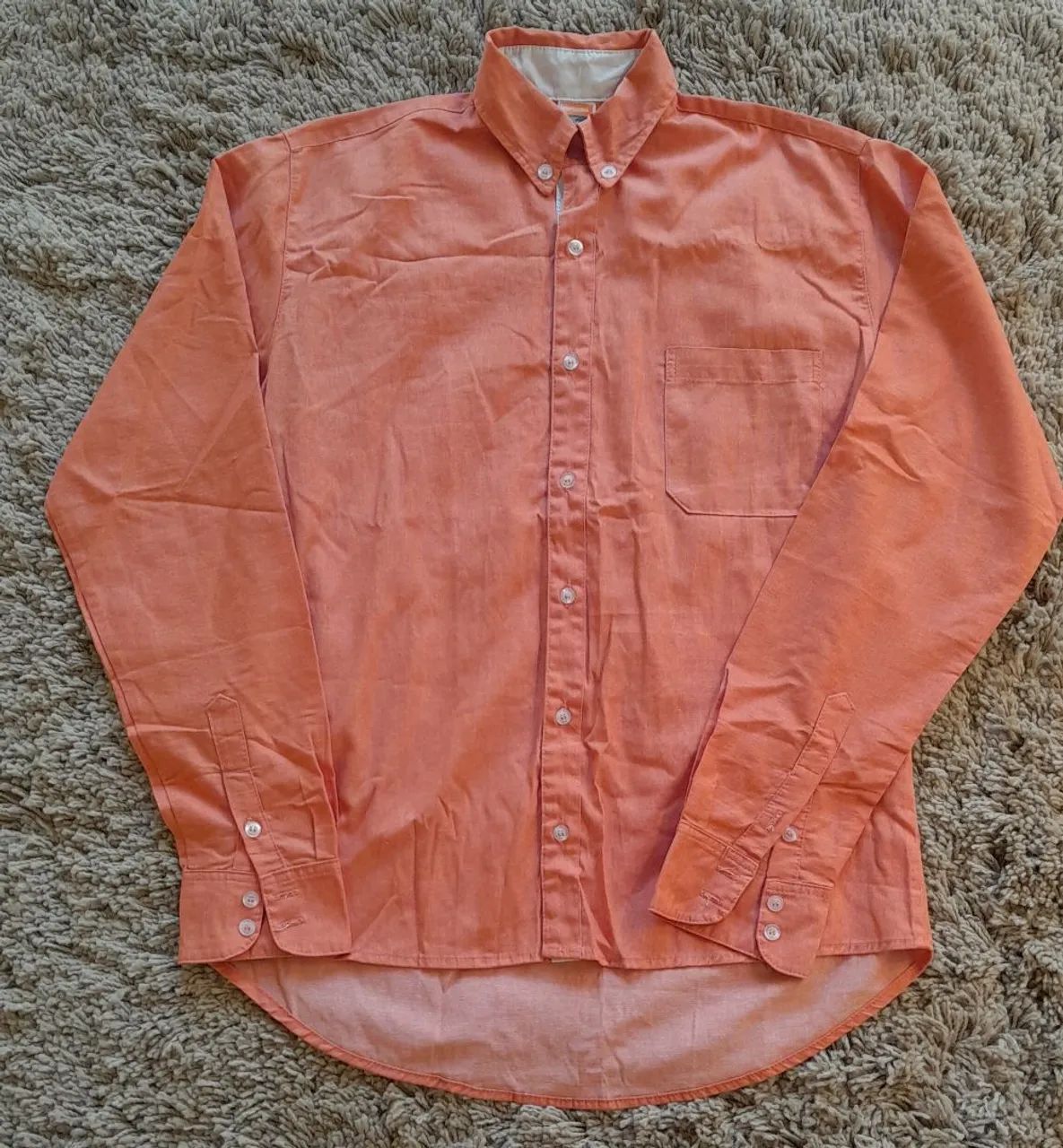 Camisa manga longa laranja