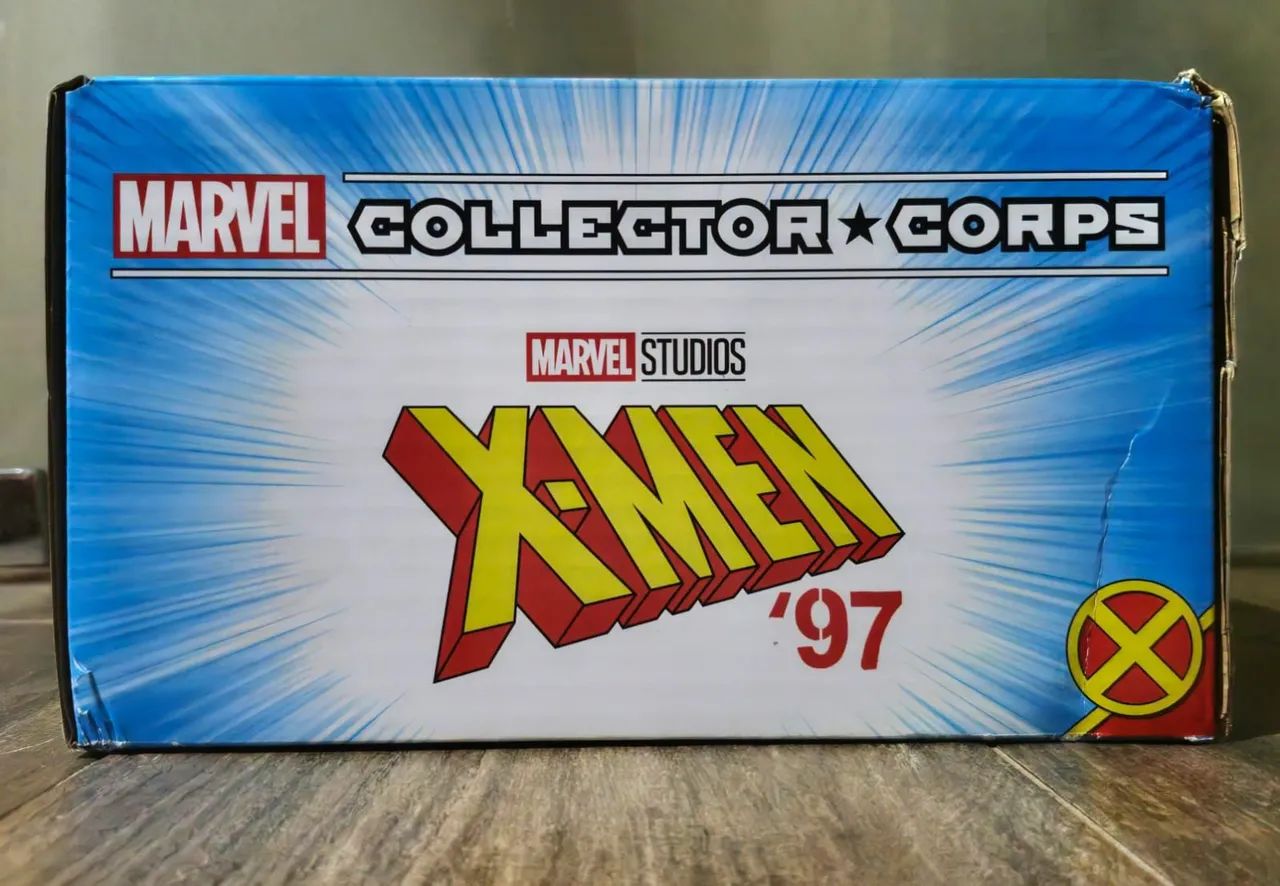 CAIXA MISTERIOSA MARVEL COLLECTOR CORPS XMEN LACRADA