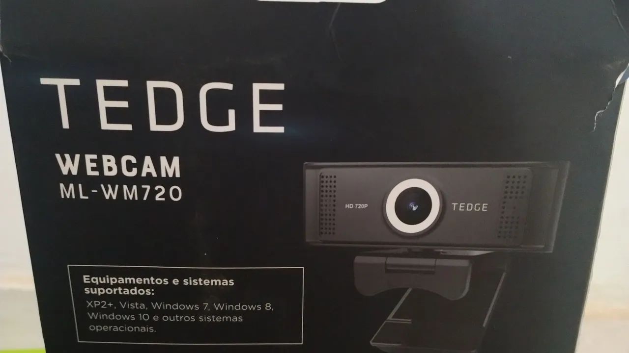 Webcam TeWebcam Tedge ML-WM720 HD 720p com Microfone - USB - Foto 2