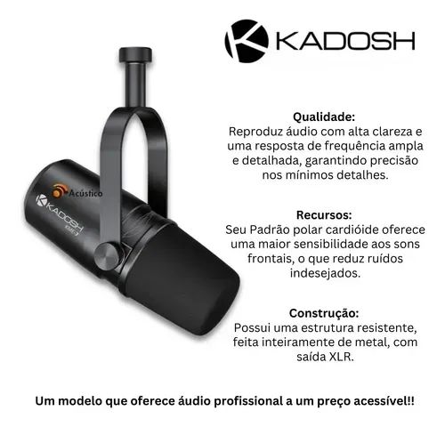 Microfone Kadosh KME-7 - Foto 4
