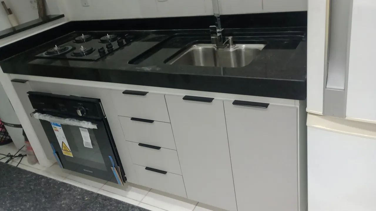 Armários de cozinha cinza - Foto 2