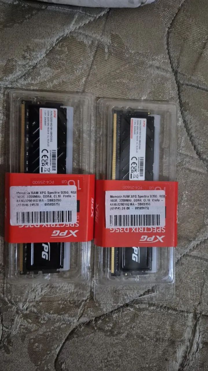 Memória RAM XPG Spectrix D35G 16GB DDR4 3200MHz