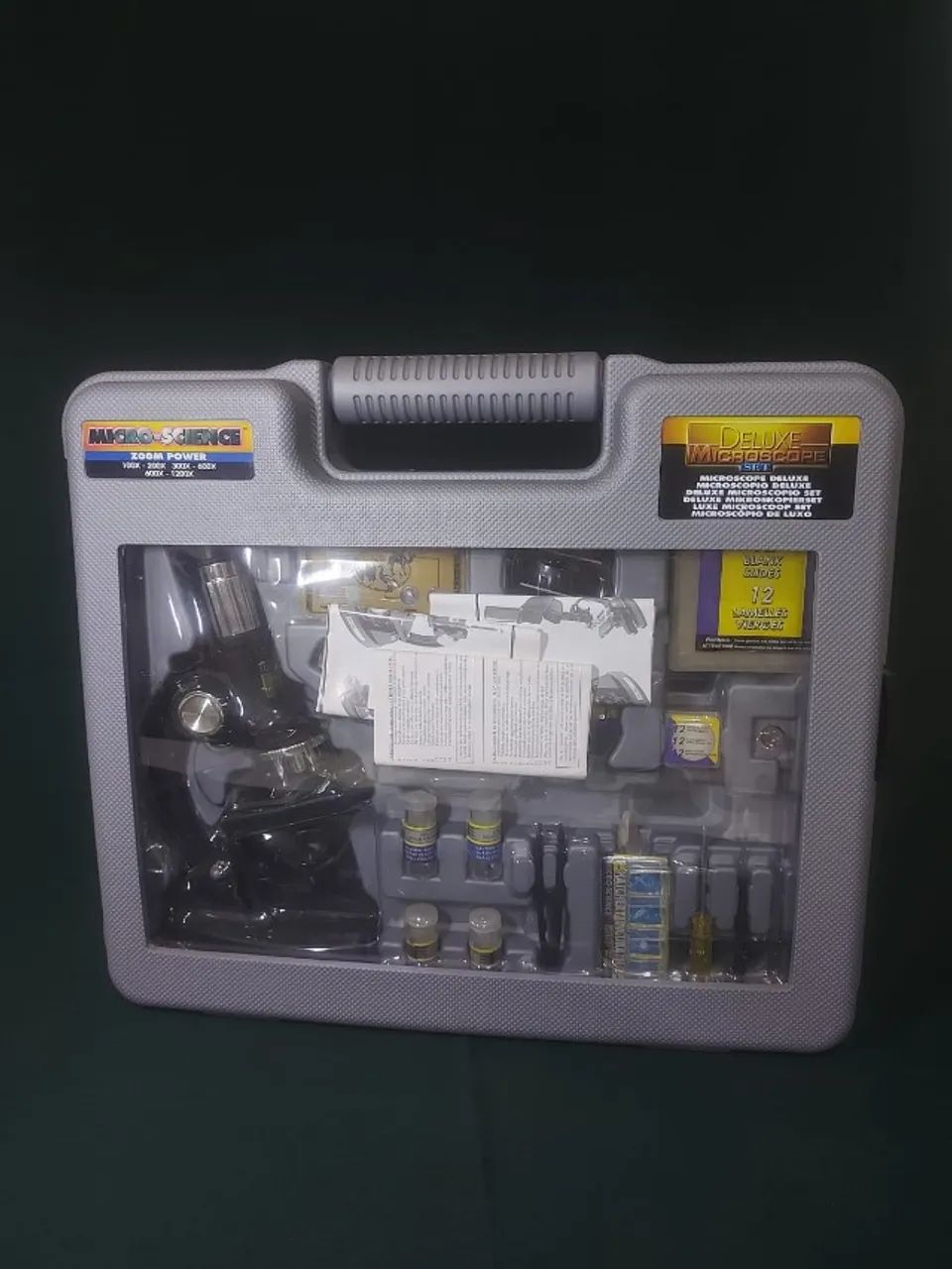 Kit Cientista com Microscópio Micro-Science Deluxe - Foto 3