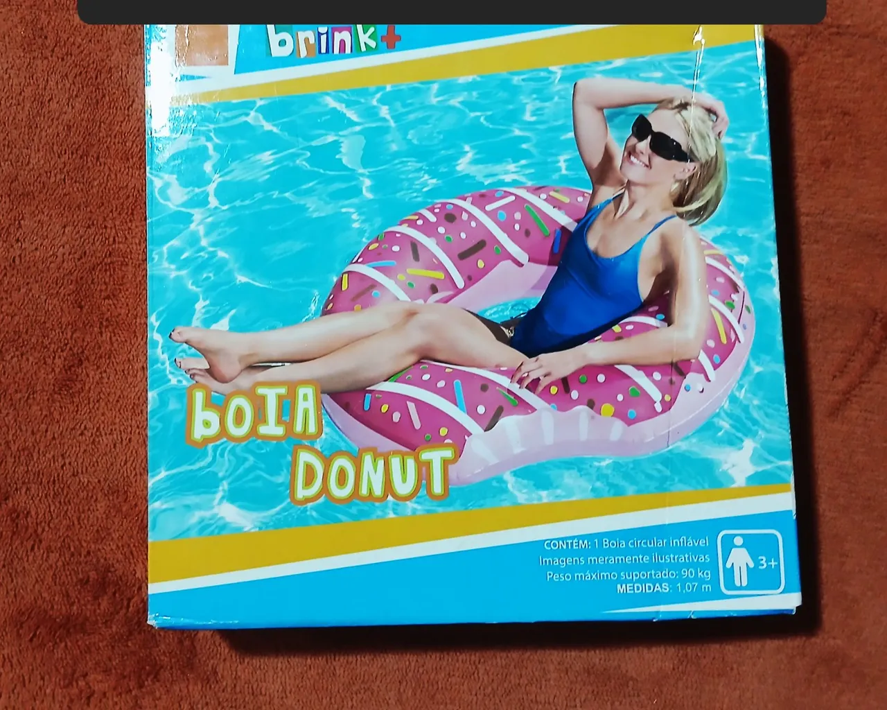 Bóia de Donut Inflável - Diversão Garantida!