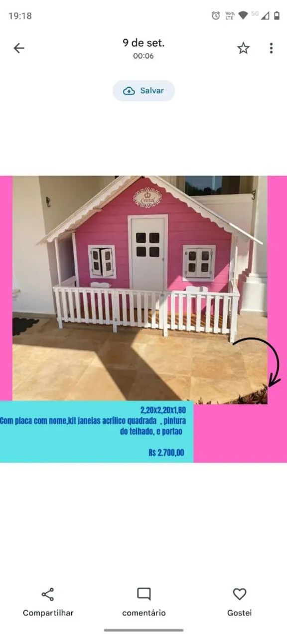 Casinhas Infantis  - Foto 2