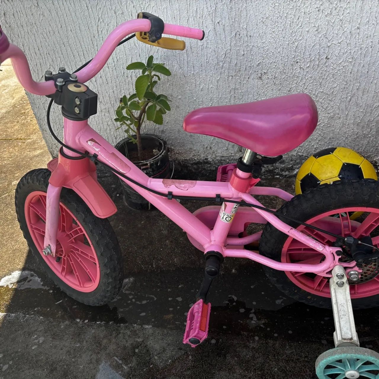 Bicicleta Infantil Rosa - Foto 3