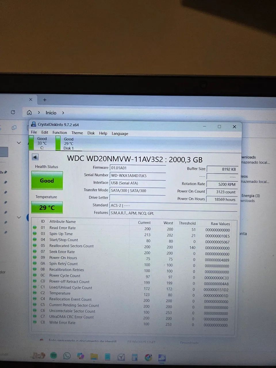 Hd externo 2Tb64289468956673123