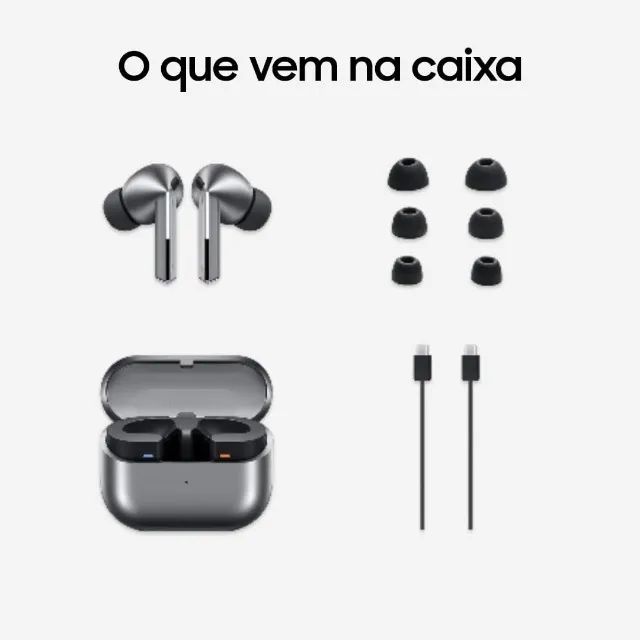 Samsung Galaxy Buds3 Pro Cinza - Foto 3