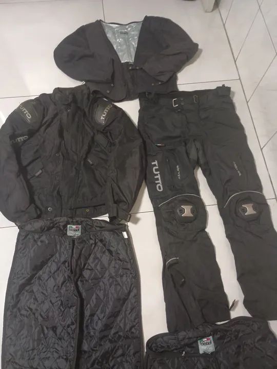 Conjunto de Motociclista - Jaqueta, Calça e luva - Foto 3