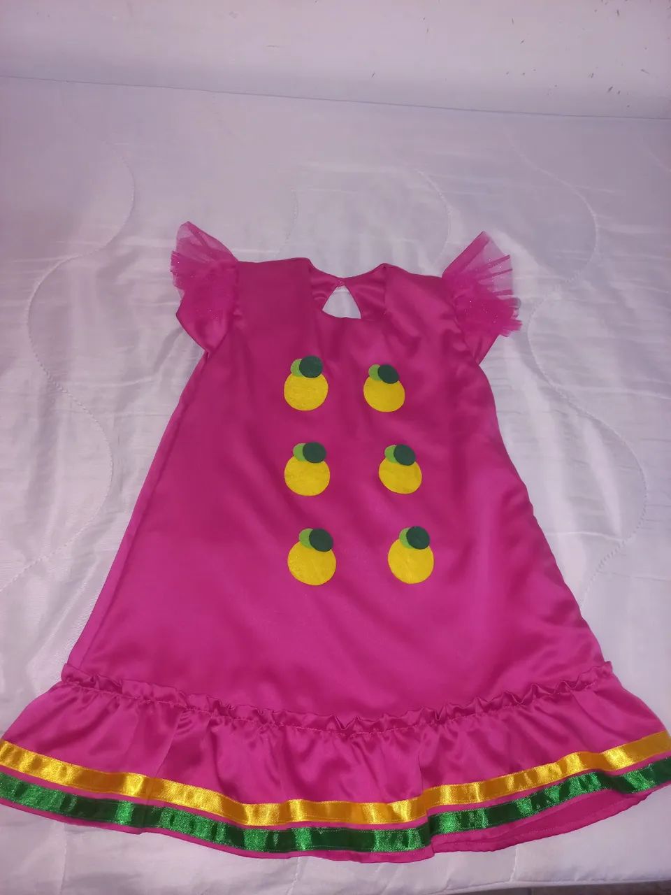 Vestido 3 palavrinha só infantil 4 anos  - Foto 2