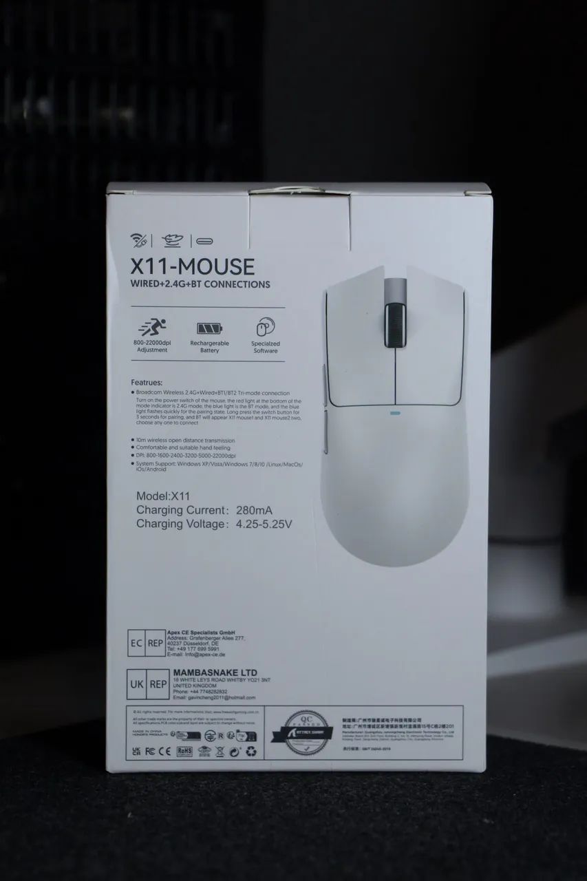 Mouse Gamer Attack Shark X11 - (Novo) - Foto 2
