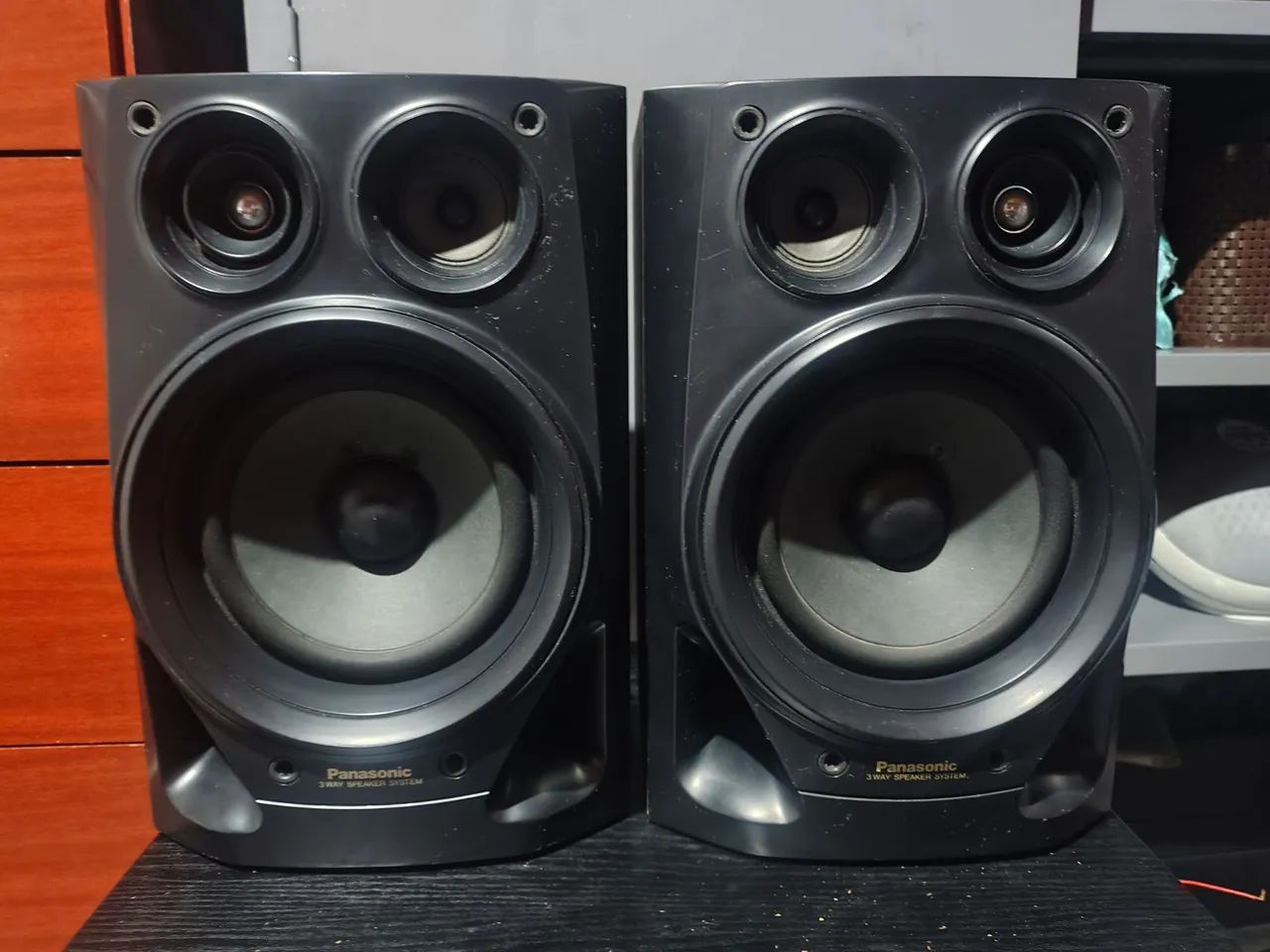 Caixas Panasonic 3 vias 160 wts 6 ohms tudo ok. - Foto 2