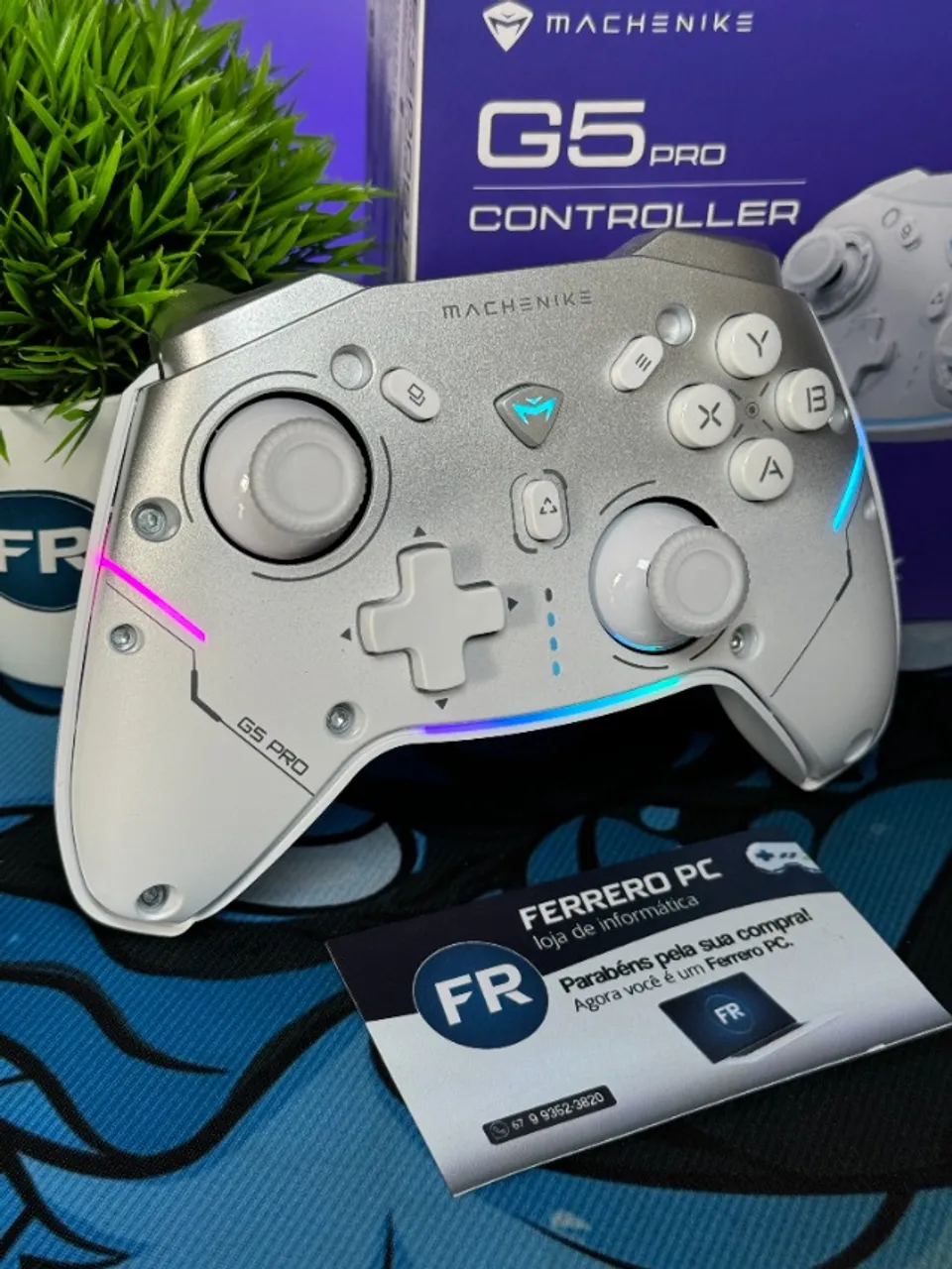 Machenike G5 PRO Controle Sem Fio PC Premium RGB