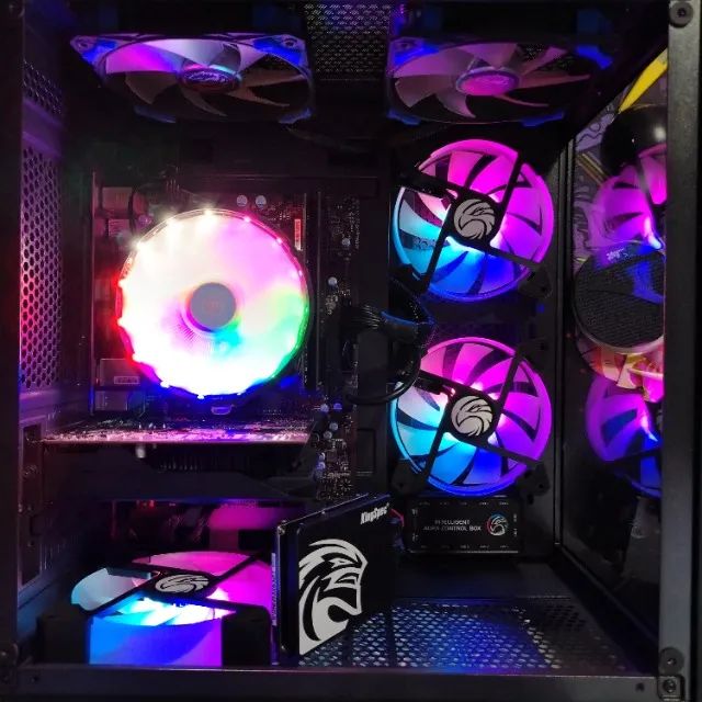 PC Gamer Completo - Gabinete Aquário