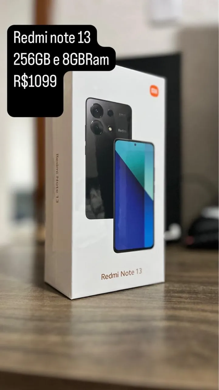 Xiaomi Redmi note 13 lacrado 256GB 8GB Ram