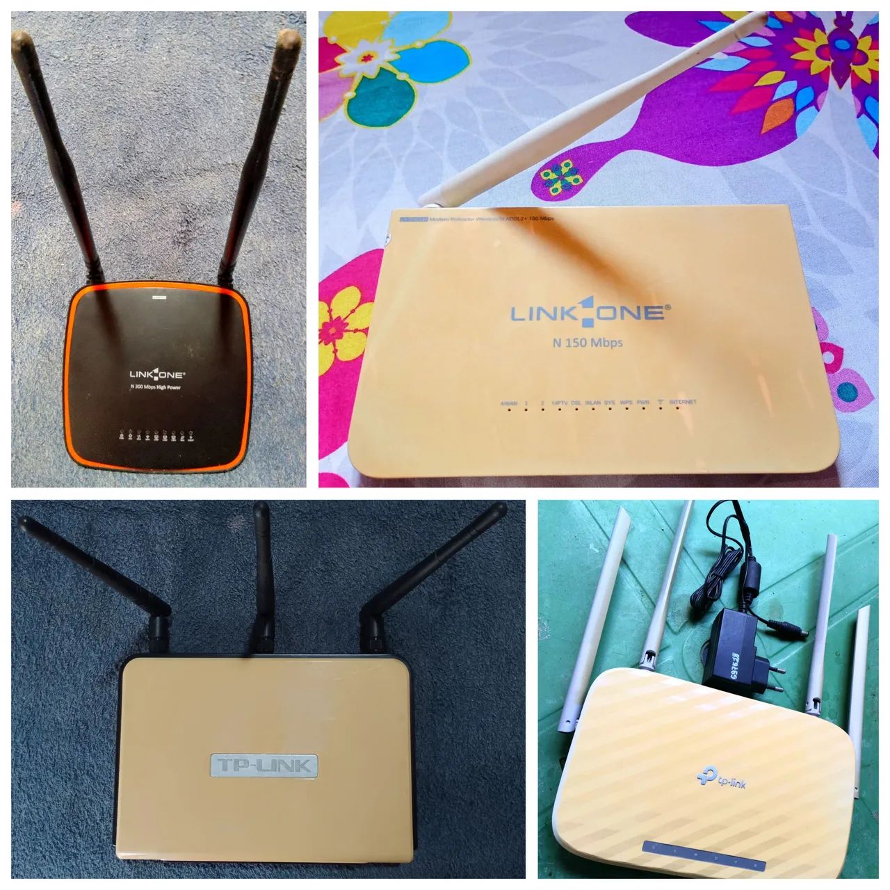 Roteadores Wireless - Link One e TP-Link 2,4/5g (Funcionando perfeitamente) - Foto 4
