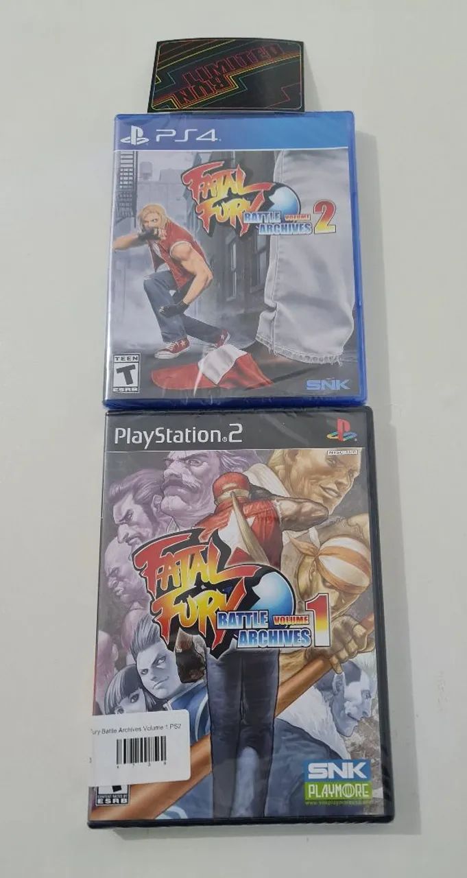 Fatal Fury Battle Archives 1 e 2 - PS2 e PS4 Lacrado 